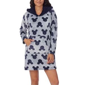 DISNEY Sleep Faux Fur Hooded Sleep Pullover Loungewear Sz S
